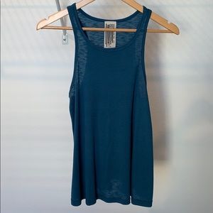 Free People Long Beach Flowy Ribbed Tank